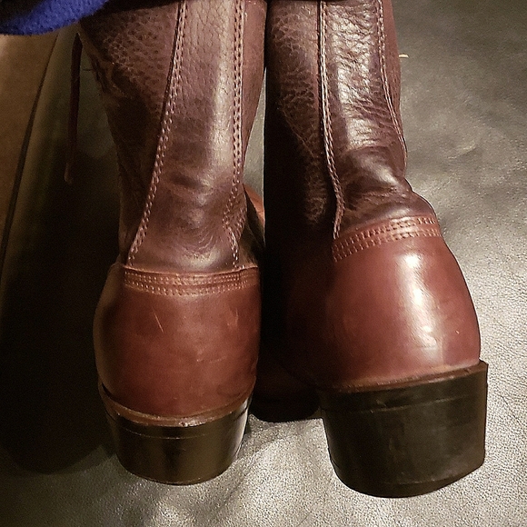 Vintage Men's Laredo Leather Roper Boots - Picture 4 of 6